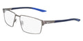 NIKE 8053 Full Rim Brushed Gunmetal/Racer Blue Eyeglasses