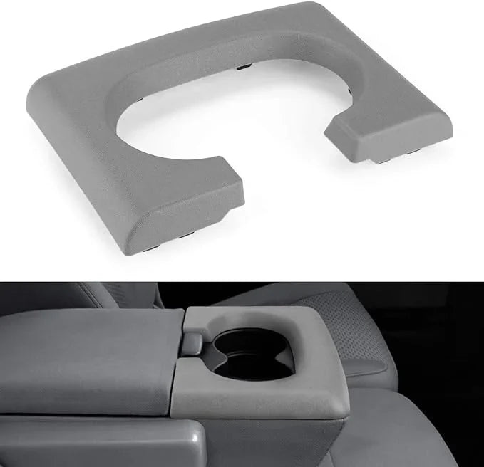 JOYTUTUS Center Console Cup Holder Gentlemen Pad Fits F150, Bench Seat Center Console Parts People (Gray)