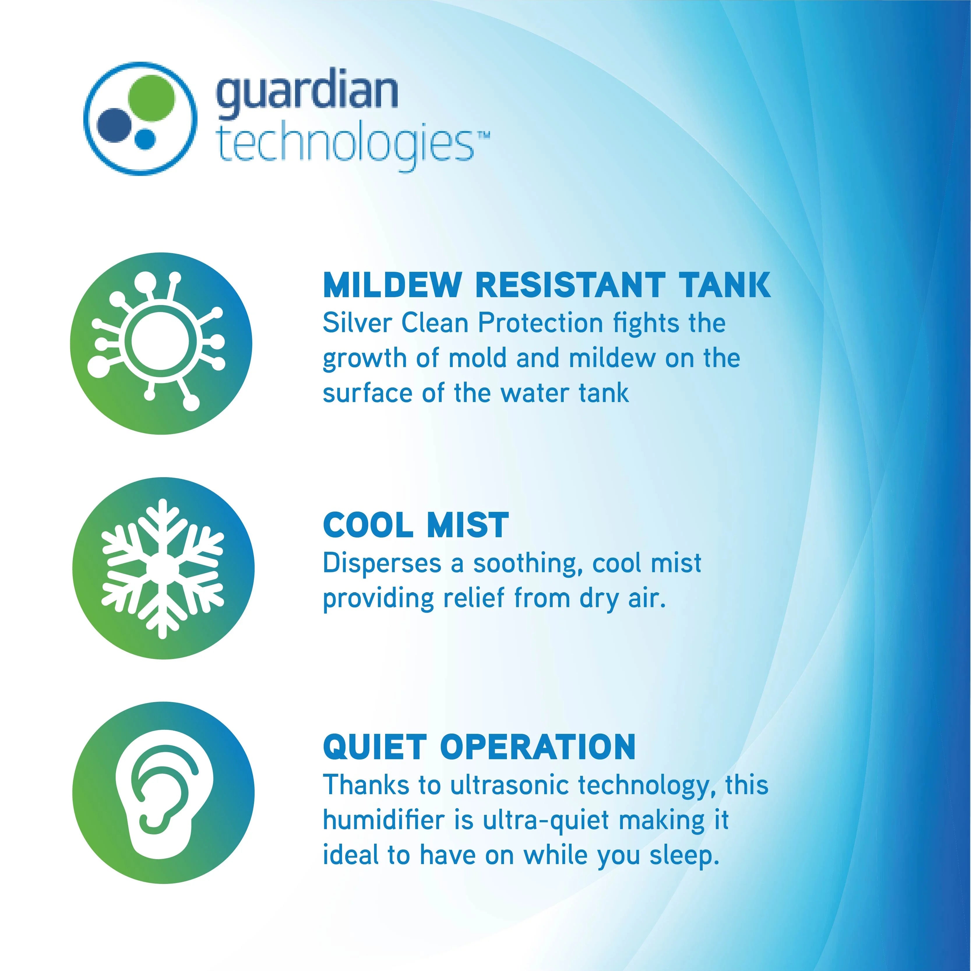 PureGuardian 30-Hour, 0.5 Gallon, Cool Mist Ultrasonic Humidifier with Aromatherapy Tray, H940AR