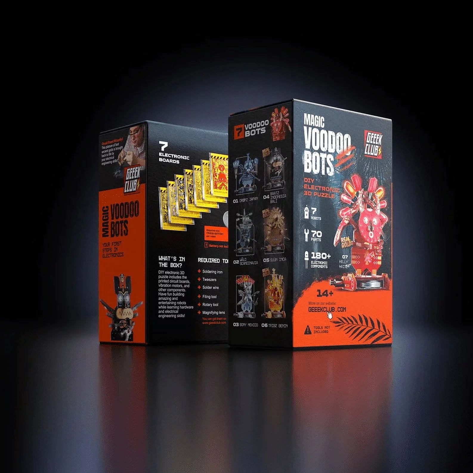 Voodoo 7 ROBOTS full set Printed Circuit Boards