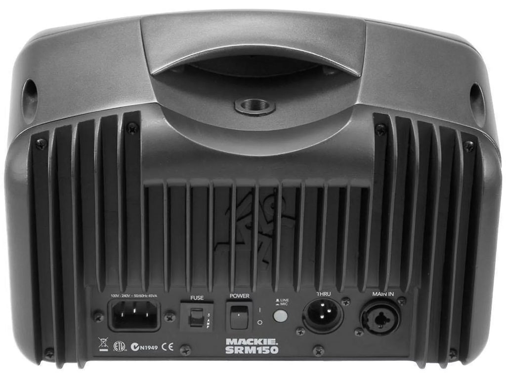 2 Mackie SRM150 Powered Active Pa Monitor Speakers With Built In EQ