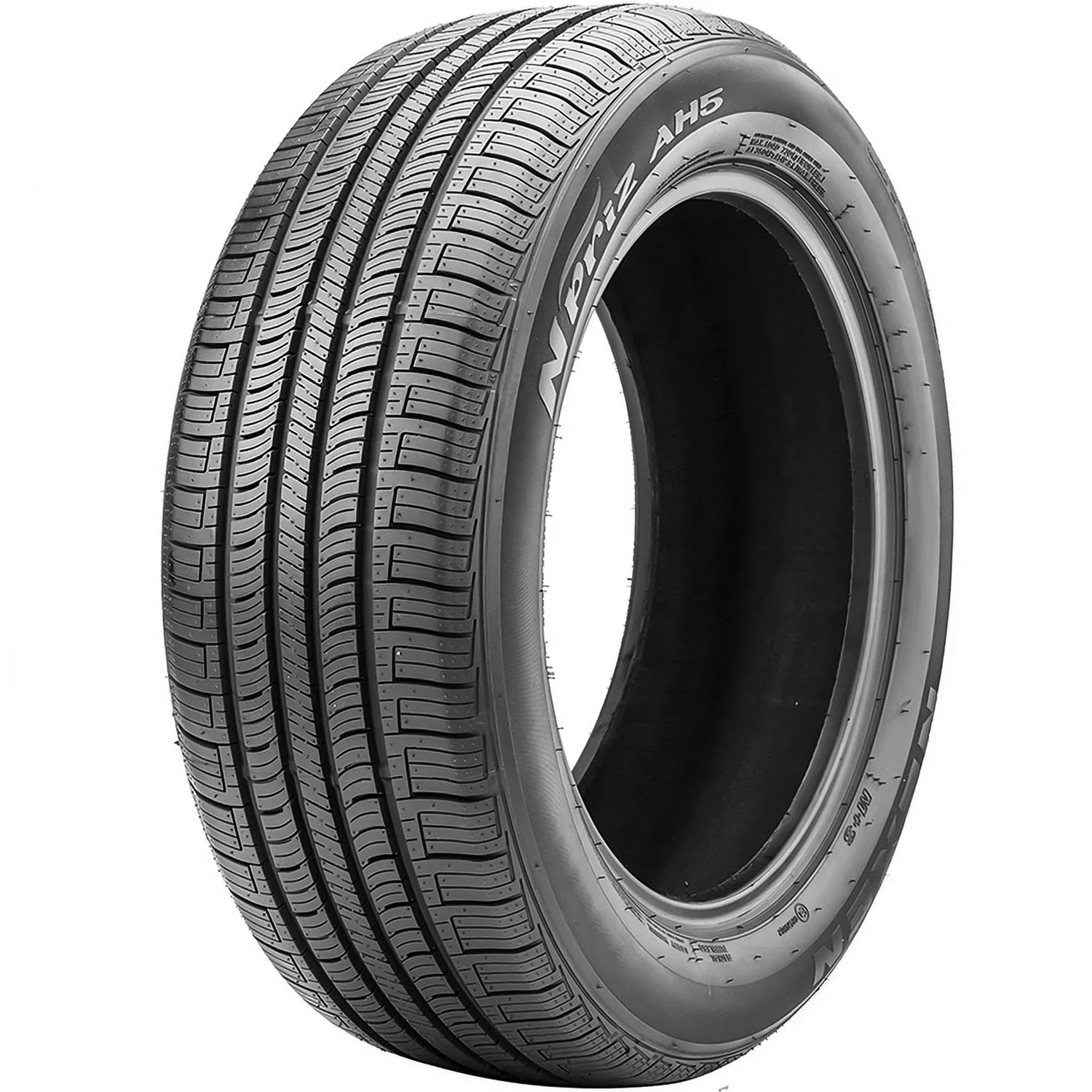 Set of 4 (FOUR) Nexen N'Priz AH5 195/65R15 89T AS All Season A/S Tires Fits: 2009-12 Honda Civic Hybrid-L, 2010-11 Toyota Prius Base