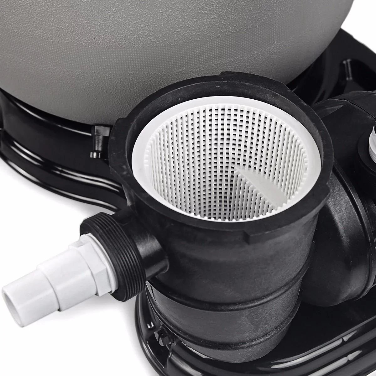 XtremepowerUS 1.5HP Aboveground Pool Pump with 19" inch 4500GPH Sand Filter System Multi-Port Filter Set