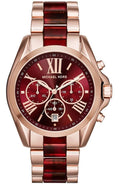 Michael Kors MK6270 Bradshaw Burgundy Red Chronograph Wrist Watch for People