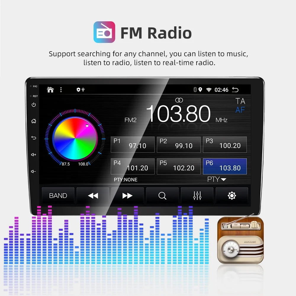 JMANCE 9 inch CarPlay & Android Auto Car Stereo Receiver, Car Radio Compatible with 2010-2013 Mazda 3 with backup camera
