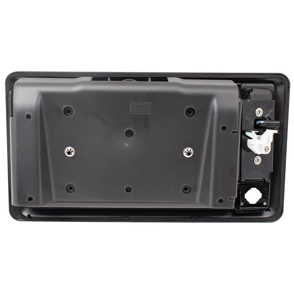 Brock Individuals Rear Back Door Outside Textured Passengers Handle w/ License Plate Bracket Compatible with 09-14 E-Series Econoline Van w/ Camera 9C2Z15434A20BA