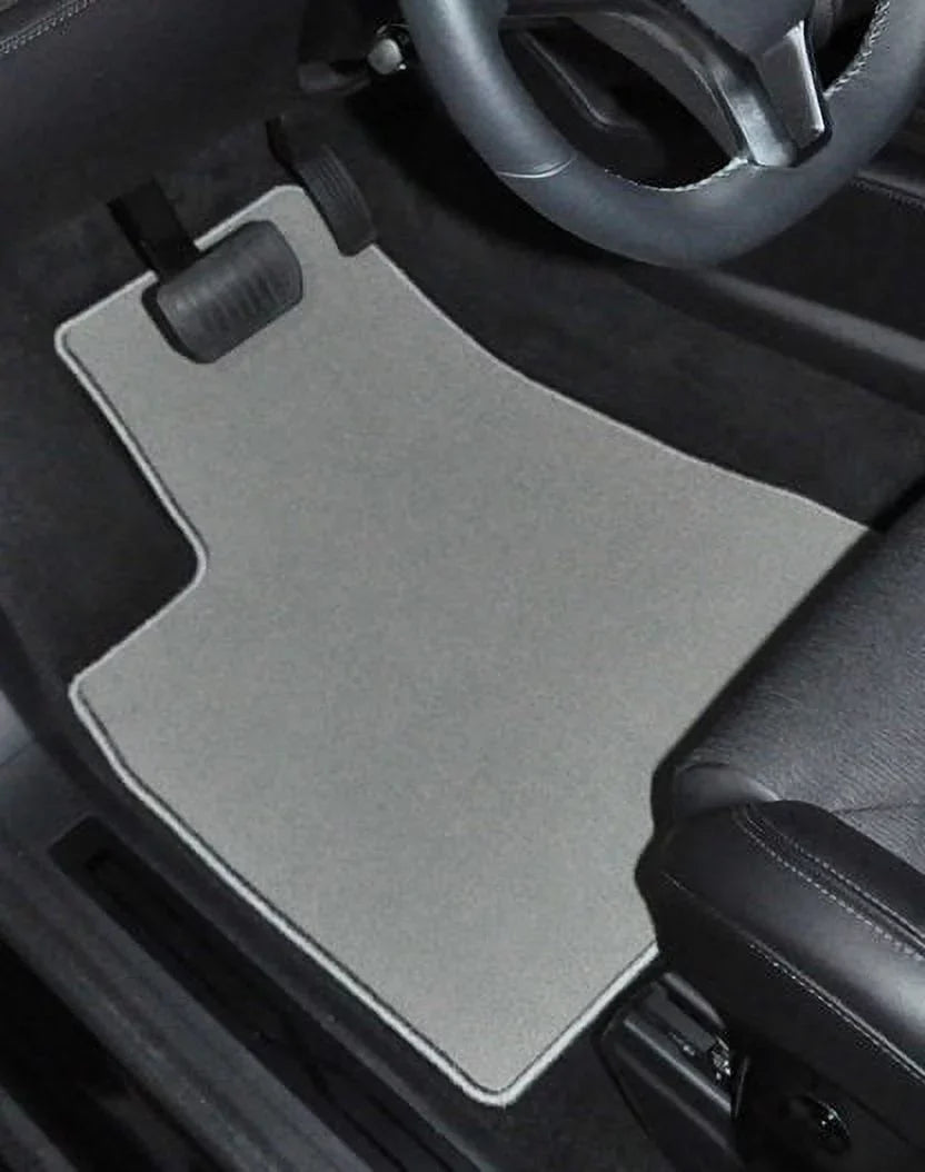 GGBAILEY Toyota Highlander Grey Classic Carpet Car Mats / Floor Mats, Custom Fit for 2014, 2015, 2016, 2017, 2018, 2019 - Medium Trunk / Cargo Mat w/ Rear Seat Down