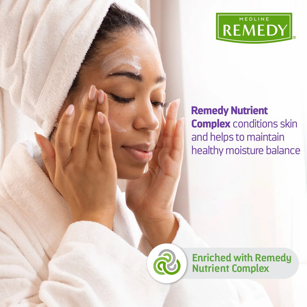 Medline Remedy Clinical Skin Cream, Vanilla Scent, 2 fl oz, 24 Count, Moisturizing Face and Body Cream