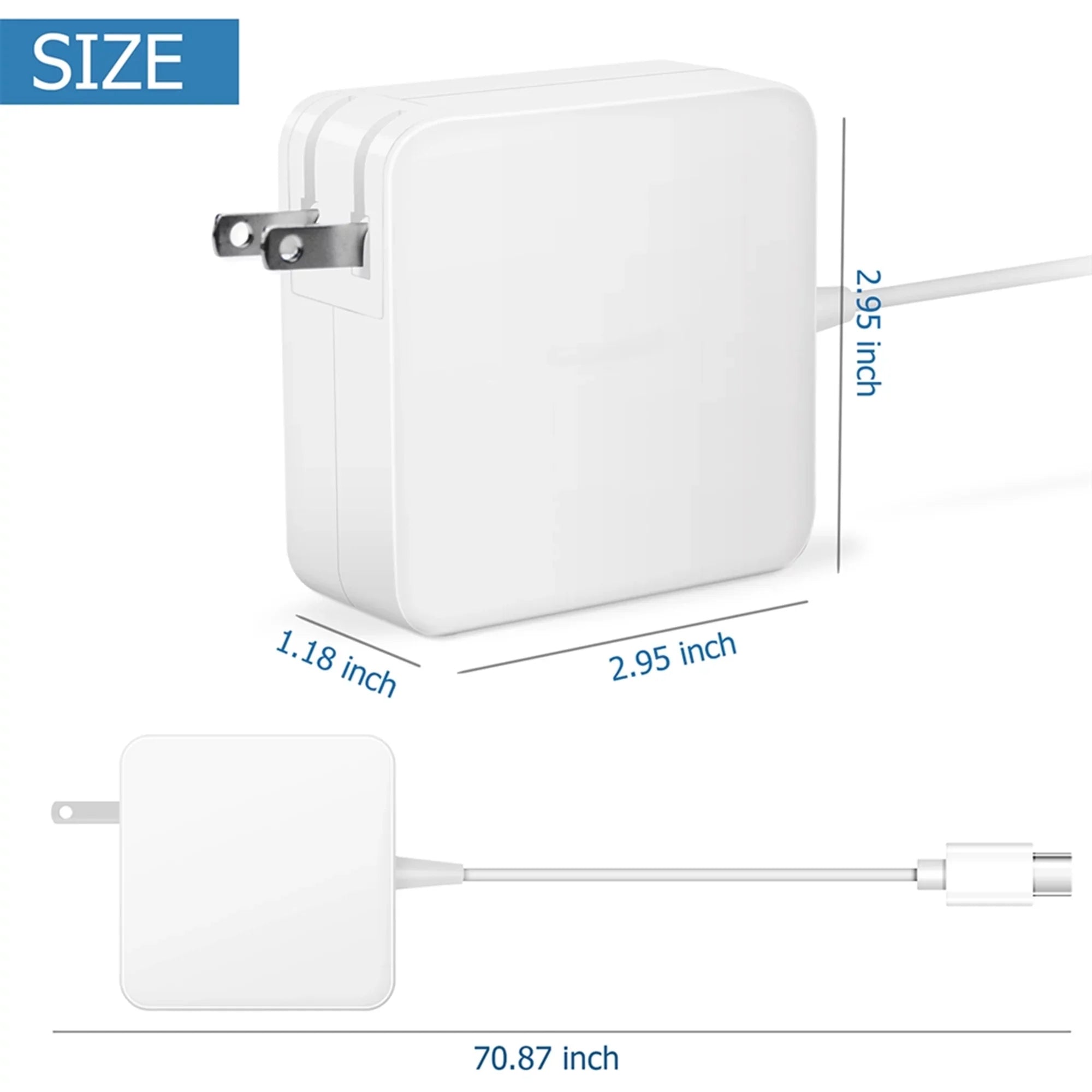 KONKIN BOO Compatible White 65W USB Type-C AC Adapter Charger Individuals for Dell XPS 13 7390 P82G003 2-in-1 Laptop PSU