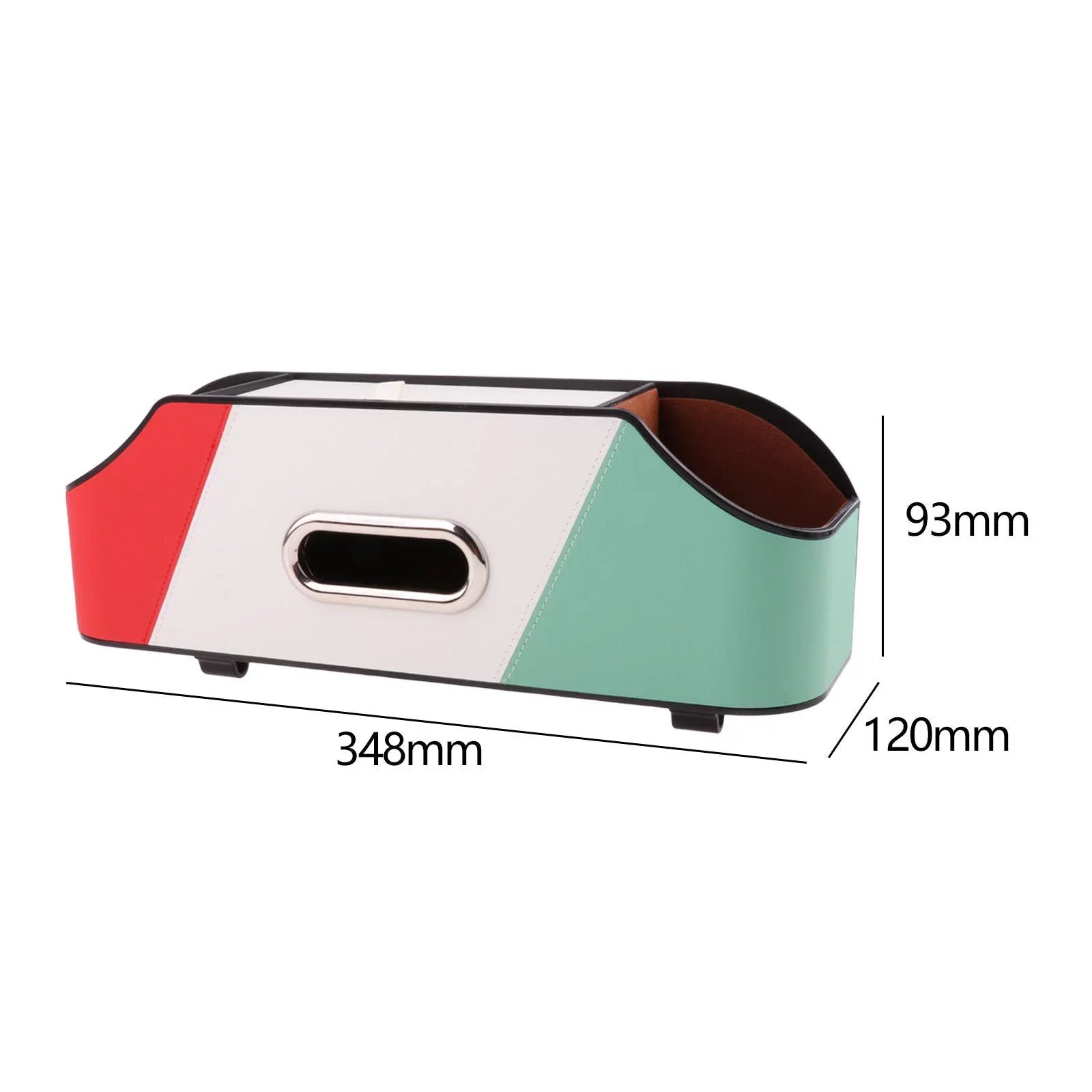 Car Seat Back Organizer Tissue Holder Phone Holder Keep Tidy PU Leather Travel Road Trips Universal Storage Detachable with Cup Holder Style B