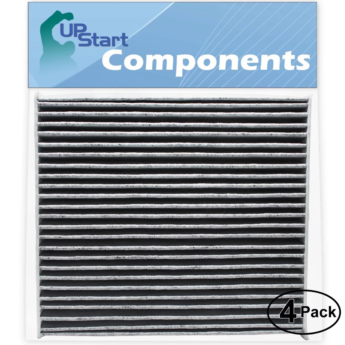 4-Pack Individuals for Cabin Air Filter for 2014 Toyota COROLLA L4 1.8L 1798cc Car/Automotive - Activated Carbon, ACF-10285