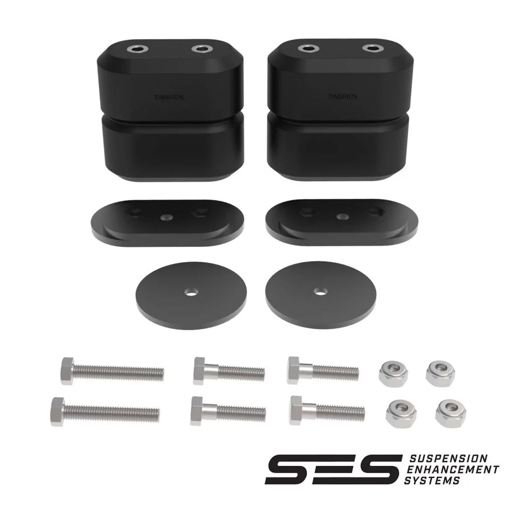 Timbren 2017-2019 Fits Chevrolet Silverado 1500 Fits GMC Sierra 1500 2WD 4WD Rear MagneRide SES Suspension Gentlemen System Rubber Helper Spring Kit GMRCK15MR