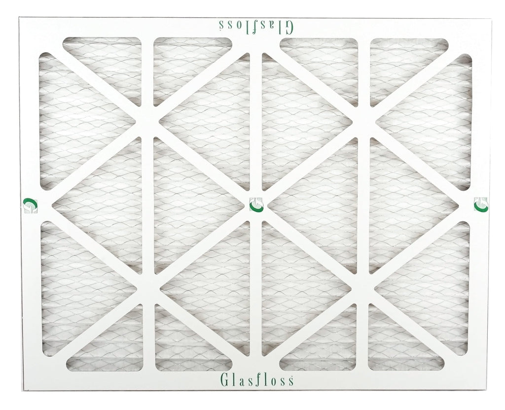 Glasfloss 15x30x1 - MERV 10 -Qty:4 - Furnace Air Filter - Made in USA (Actual Size: 14.5 x 29.5x7/8 inch)