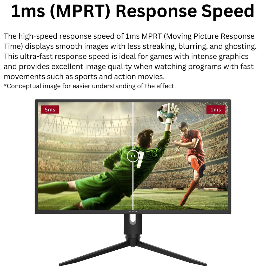 Funai 32" FHD Curved 240Hz, 1ms, HDR, VA, AMD FreeSync™ Premium Enabled Gaming Monitor (FGM-32C545)