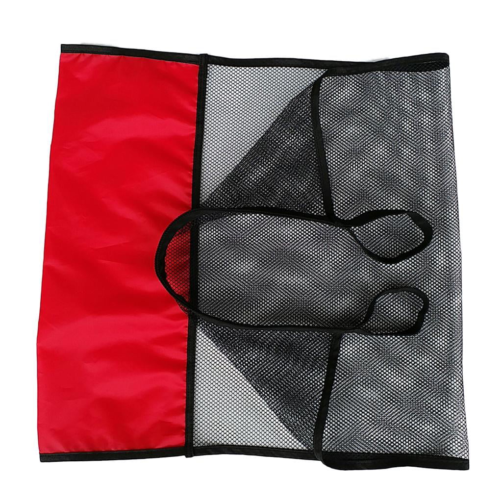 Tnarru 6xFloating Pool Noodle Chair Net Mesh Float Swimming Seat Red