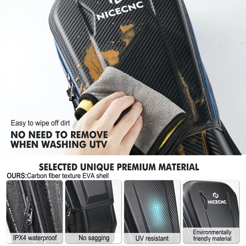 NICECNC PVC Center Seat Storage Bag For 2017-2023 Can-am Maverick X3 Turbo 2017-2024, 715004277