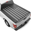 Ebony Flag Tonneau Cover Soft Roll-up Truck Bed Protector All Weather Retractable for Ram 1500 2002-2023 2500/3500 2003-2020 6.4 ft