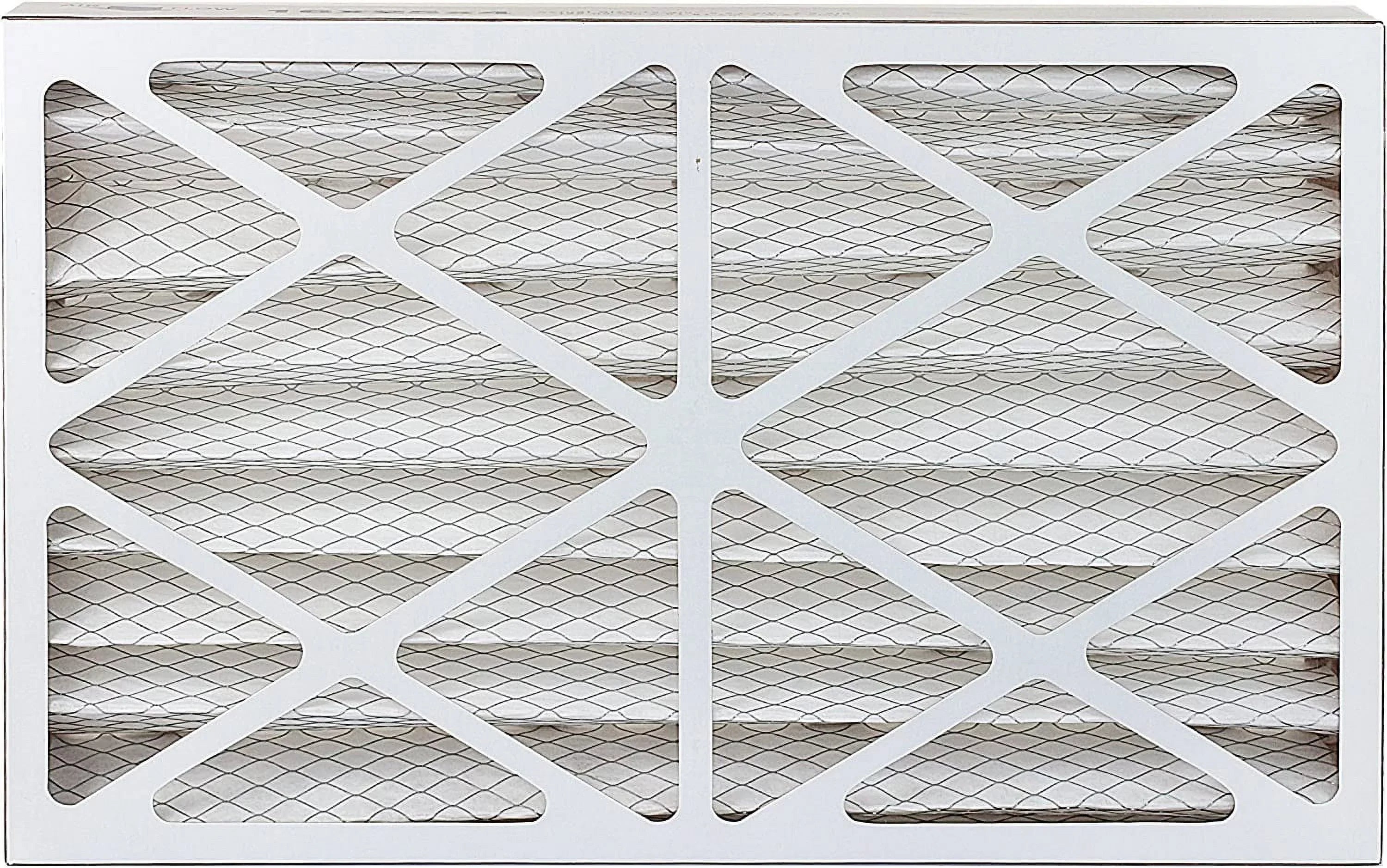 Filterbuy 8x20x4 MERV 8 Pleated HVAC AC Furnace Air Filters (6-Pack)
