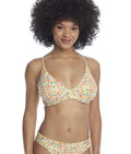 SWIM SYSTEMS Wildflower Meadow Maya Bikini Swim Top, US 38D, UK 38D, NWOT