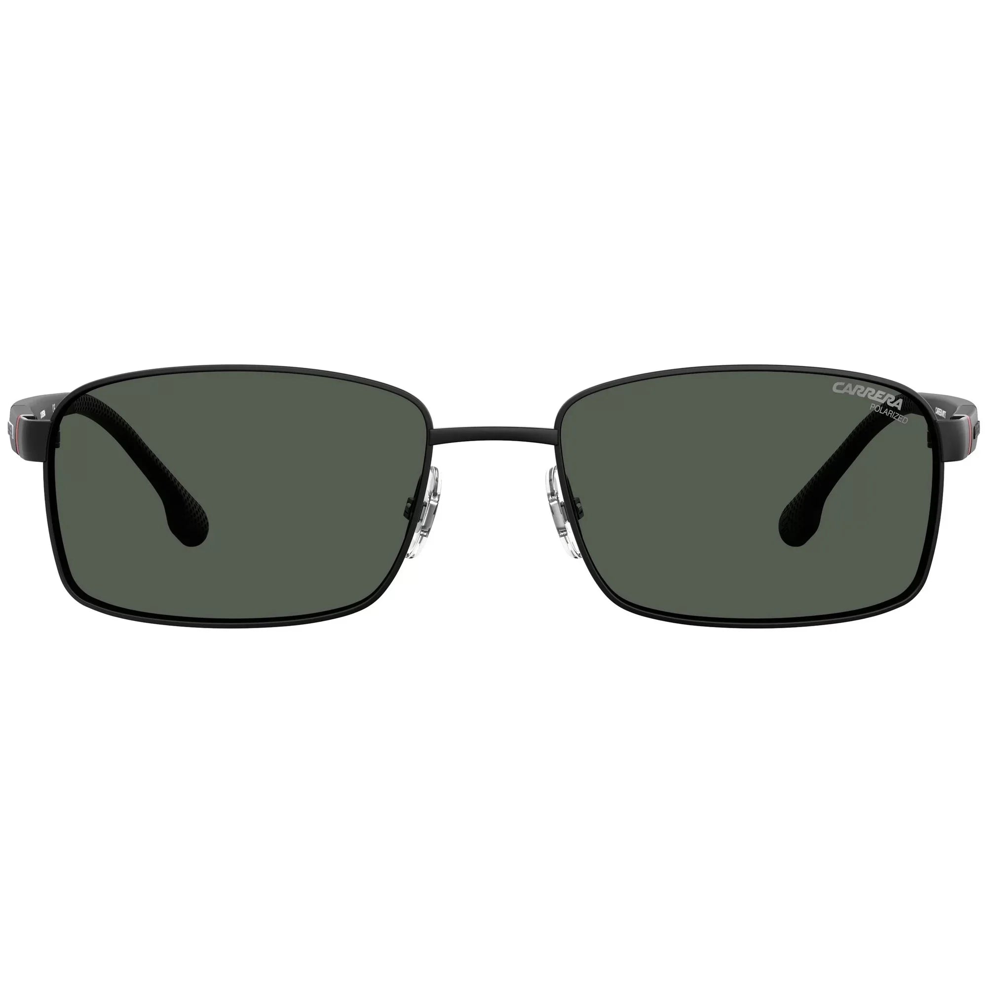 Carrera Individuals 8037/S Rectangular Sunglasses, Ebony Gray, 58mm, 18mm