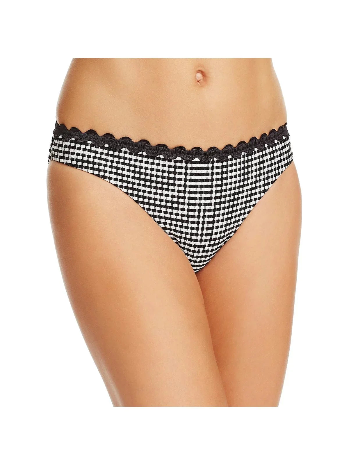 Shoshanna People Contrast Trim Hipster Swim Bottom Separates