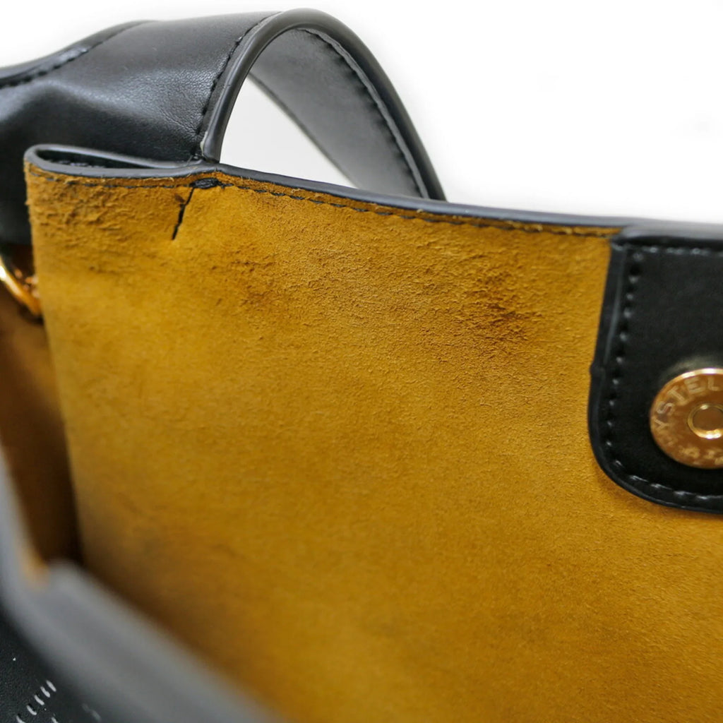 Pre-Owned Stella McCartney Shoulder Bag Polyurethane Ebony Ladies (Good)