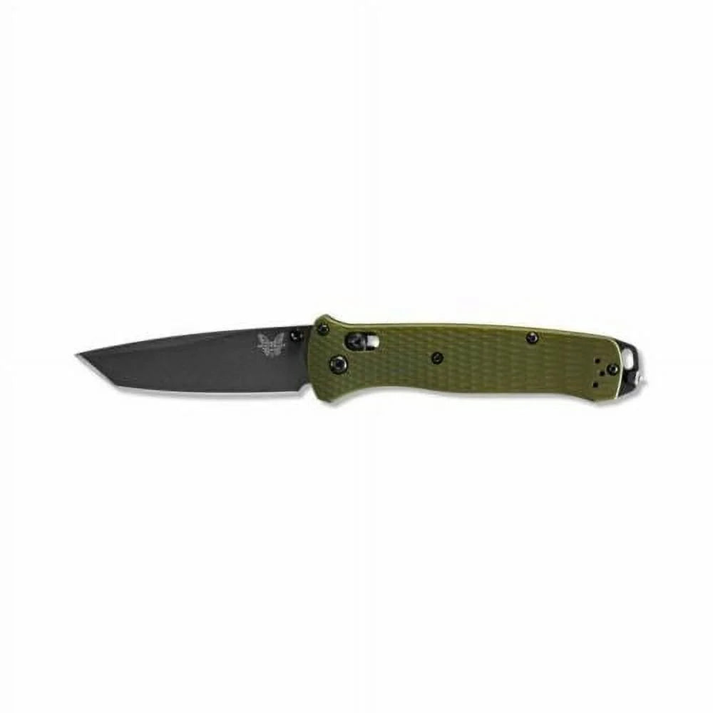 Benchmade 537GY-1 Bailout Axis Tanto Grey Coated Plain 3.38in Blade Knife