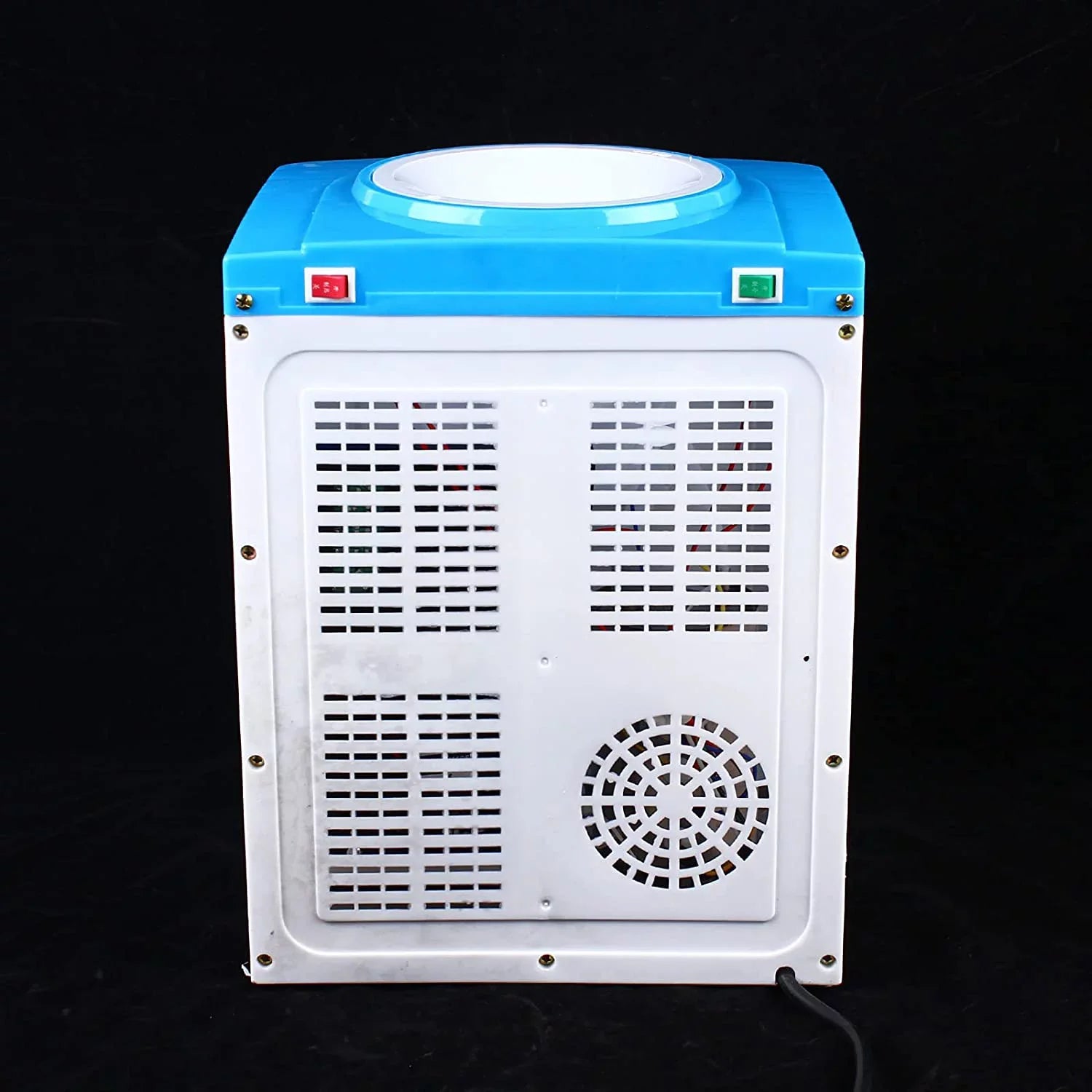 Miumaeov Electric Hot and Cold Water Table Water Drinking Machine Water Dispenser Stainless Steel Low Noise White