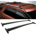 For Ford Explorer Police Interceptor Utility Roof Rack Bar 2Pc Midnight Aluminum