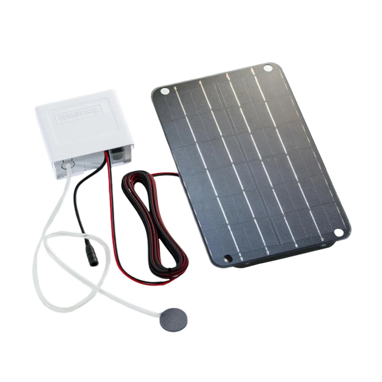 koolsoo Solar Air Pump,Aquarium Air Pump Oxygenator Silent Eco Termination Solar Pond Aerator Solar Powered Pond Pump for Hydroponics