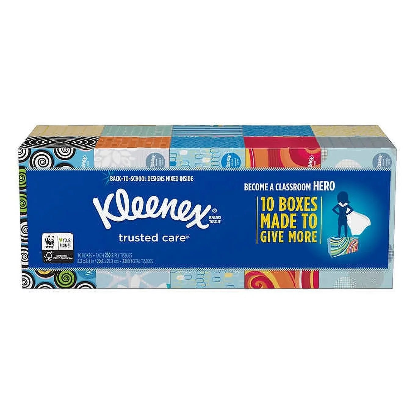 Kleenex Trusted Care Facial Tissue, 2-Ply, 230-count, 10-pack RCZ