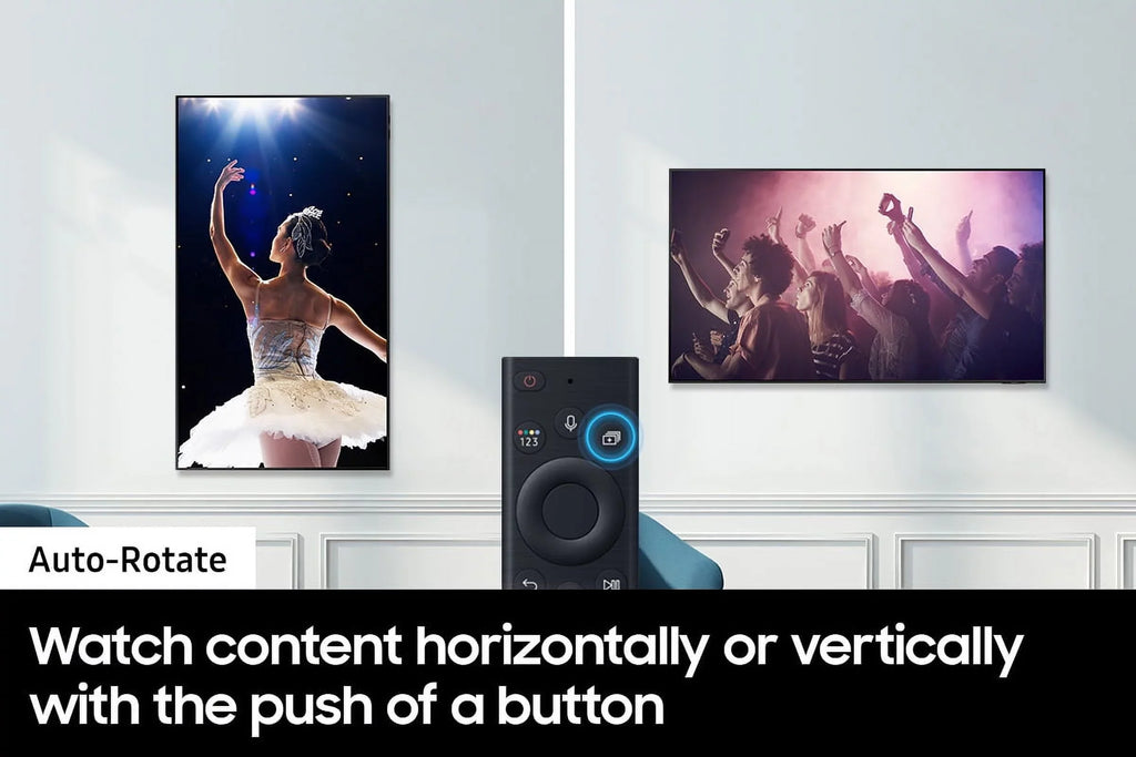 QN55QN90BAFXZA 55" QLED Quantum Matrix Neo 4K Smart TV with a VG-ARAB22WMT Auto-Rotating Wall Mount for 43"-55" TVs (2022)