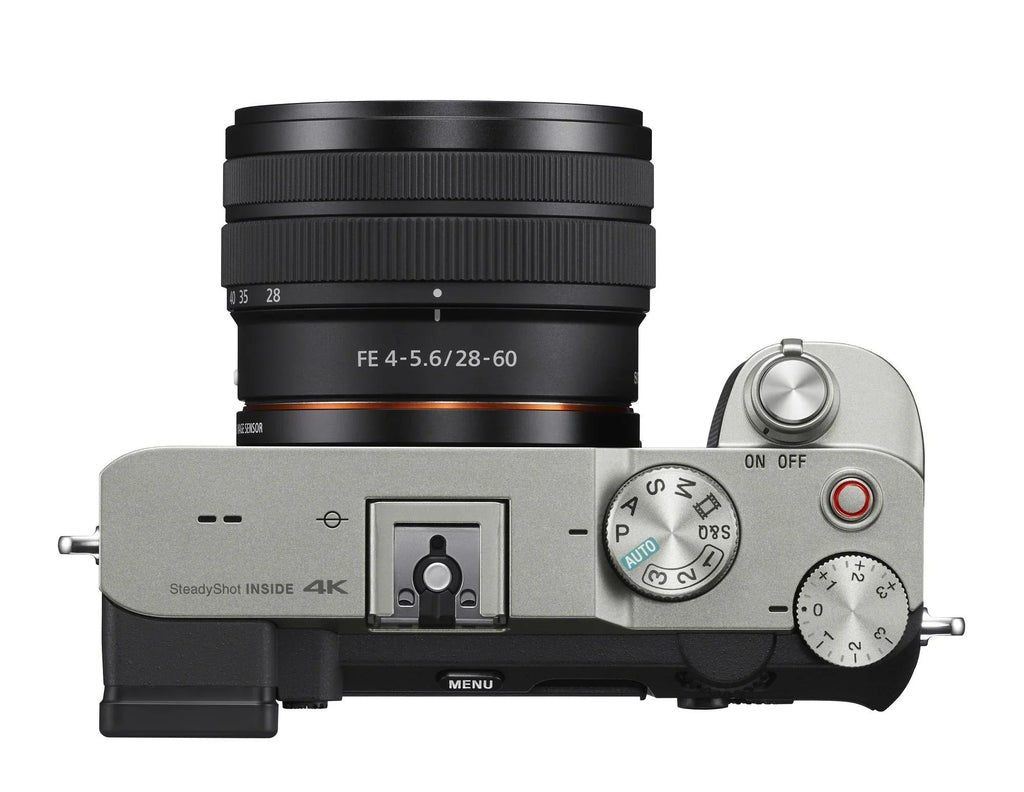 Sony Alpha a7C Mirrorless Camera with FE 28-60mm Lens (Silver) Essentials Bundle