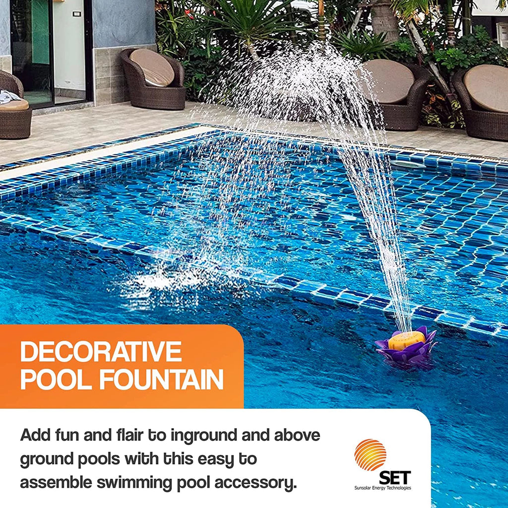Flower Fountain for swimming pool