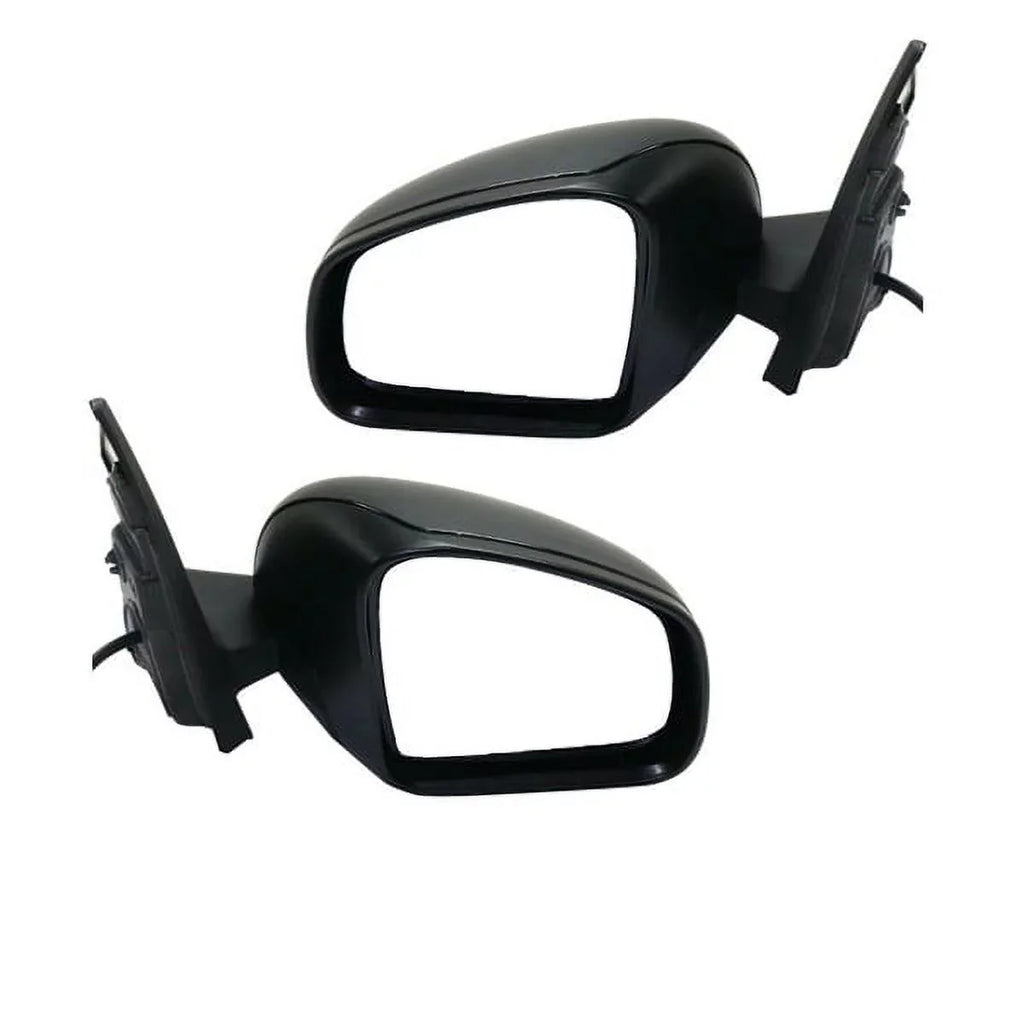 For 16 17 18 Smart Fortwo Rear View Mirror Assembly Power Heat Textured Set Pair