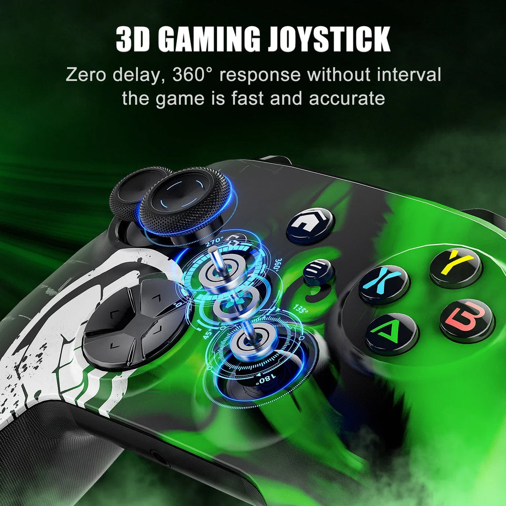 Bonadget Xbox One Wireless Controller, Compatible with Xbox one/Xbox One S/X/Xbox Series X/S/Android/iOS/PC Gamepad Remote with Wifi/Macro Function/Turbo/3.5mm Audio Jack(Need to Upgrade)