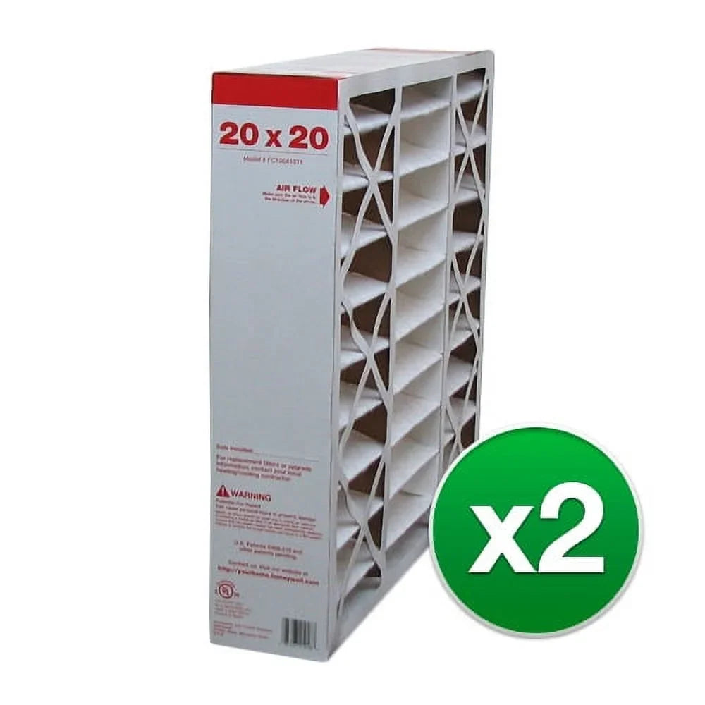 Individuals Pleated Air Filter for Honeywell 20x20x5 MERV 8 (2-Pack)