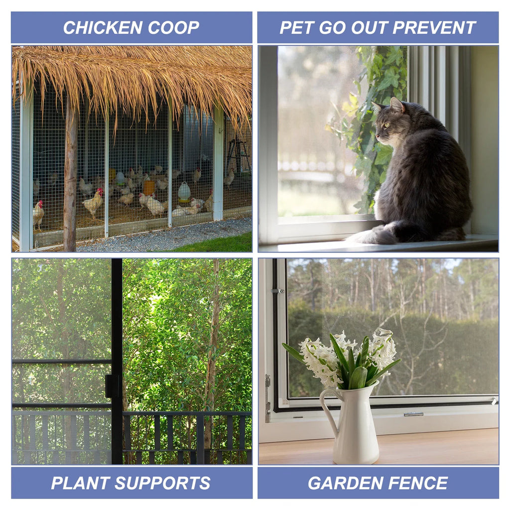 304 Stainless Steel Woven Wire Mesh Screen, Air Vent Mesh for Window Screen Screen Door Gentlemen