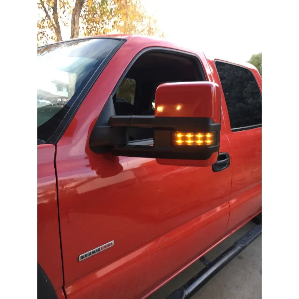 Power Heated Smoke Turn Lamp+Backup Base Tow Mirror For 07-13 Silverado Sierra Fits select: 2007-2014 CHEVROLET SILVERADO, 2007-2013 CHEVROLET TAHOE