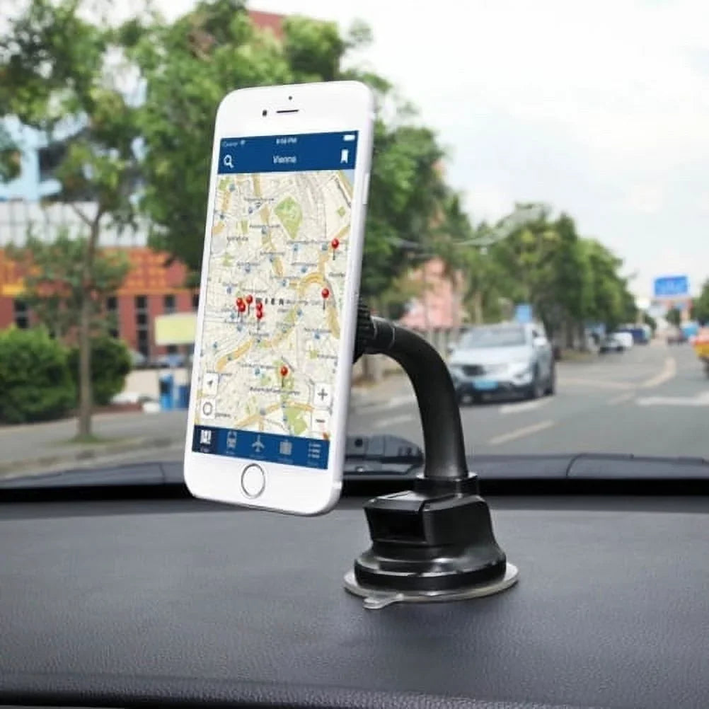 Magnetic Mount Holder w Retractable Car Charger M1D for Nokia 8, 3.1 Plus - OnePlus 5T, 6, 6T, 7 Pro - Razer Phone 2 - RED Hydrogen One - Galaxy S9 Plus, S8+ S8, S10e S10 Plus active