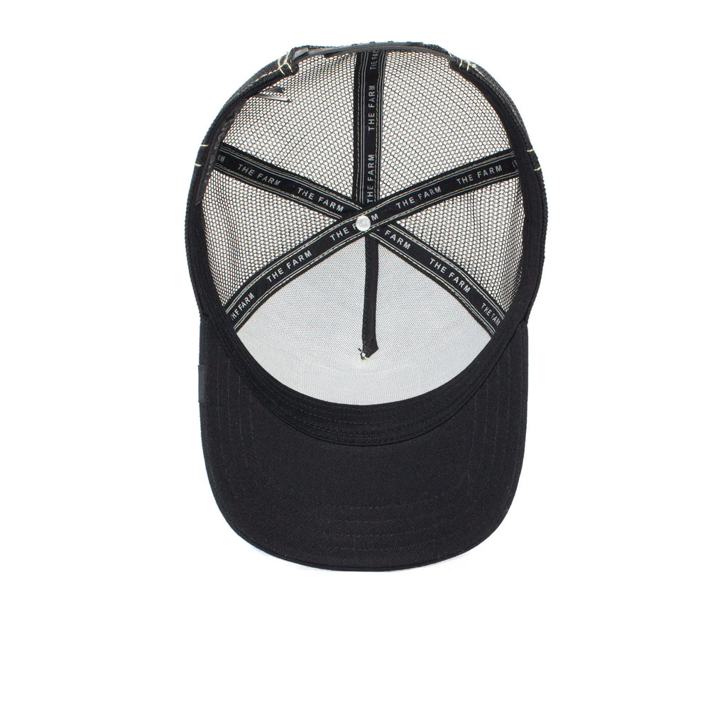 Goorin Bros. The Farm Unisex Original Adjustable Snapback Trucker Hat, Ebony (Queen Bee), One Size