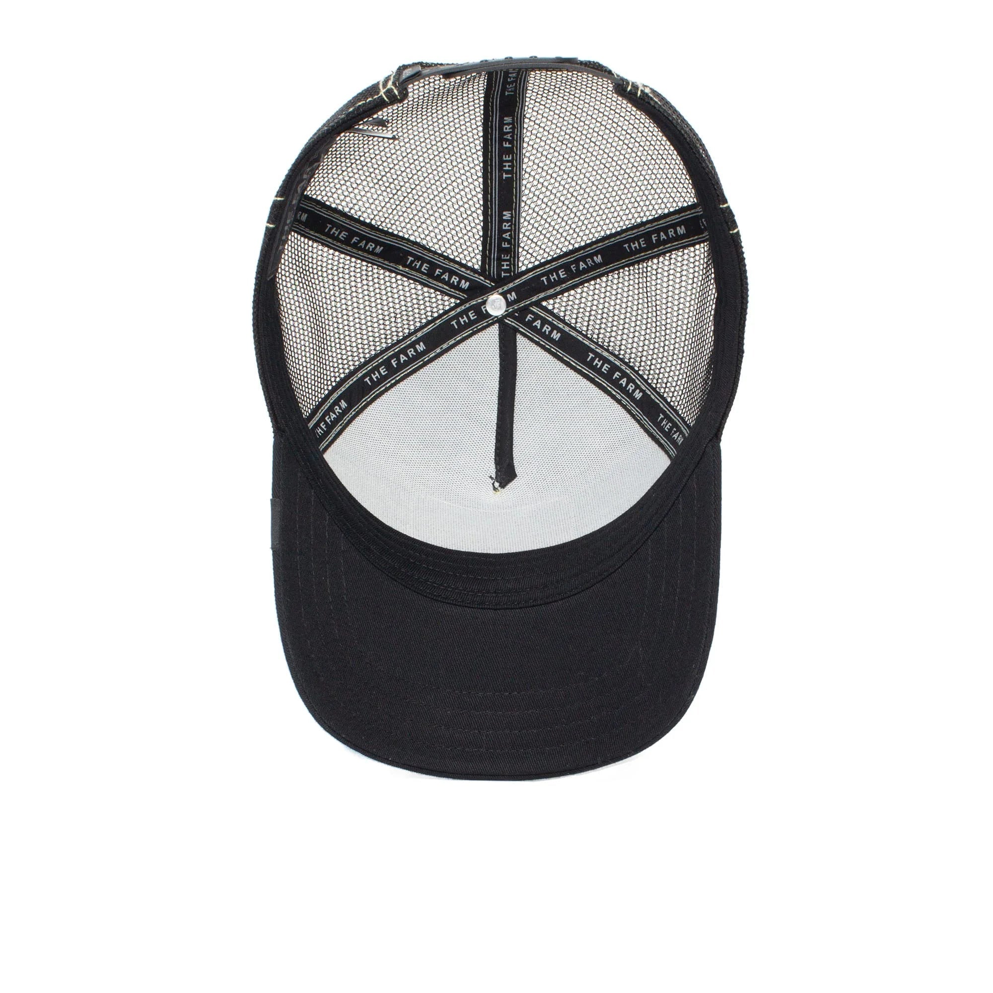 Goorin Bros. The Farm Unisex Original Adjustable Snapback Trucker Hat, Ebony (Queen Bee), One Size