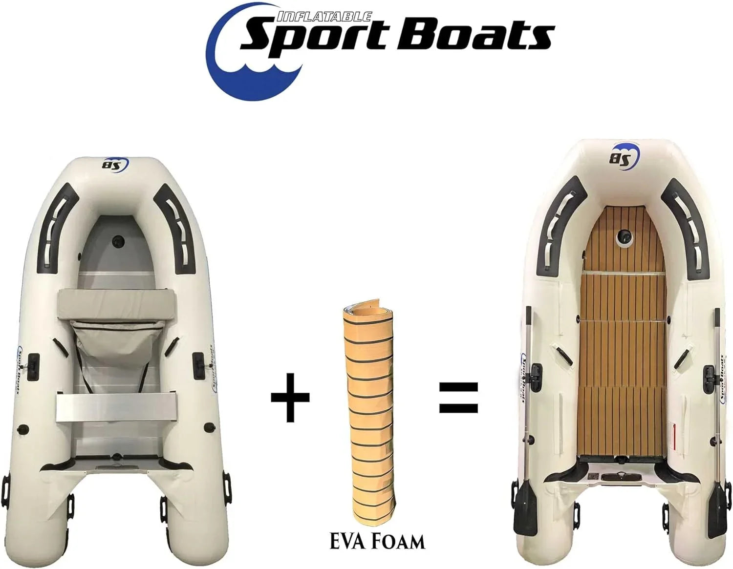 Roll Of Teak Foam Decking -Designed To Fit Aluminum Floor Or Air Floor Dinghy (Foam Decking Roll )