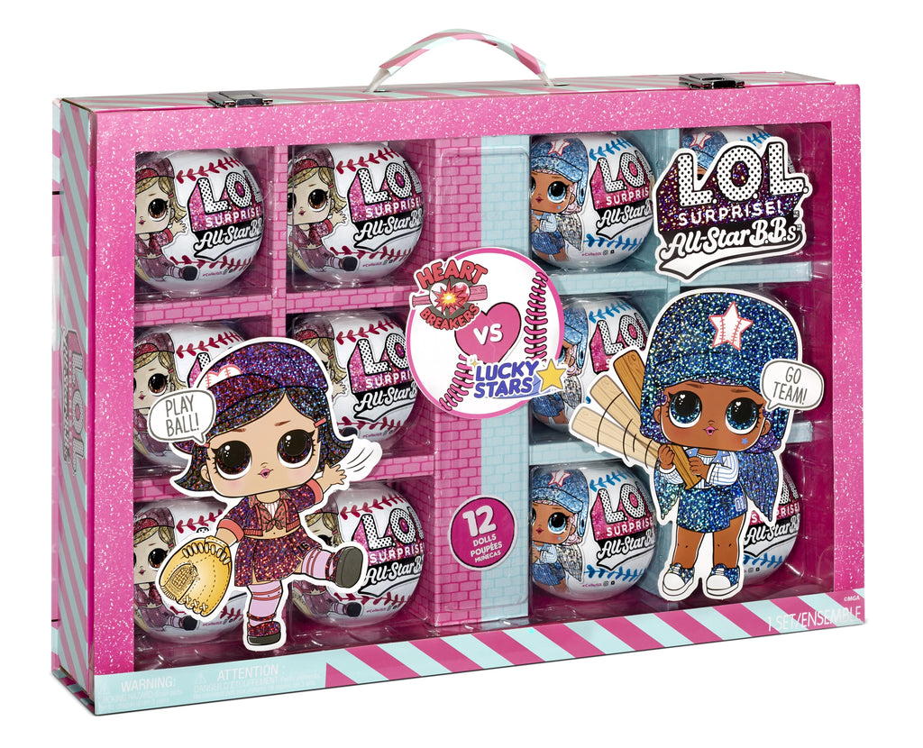 LOL Surprise All Star Sports Ultimate Collection Series 1 With 12 Sparkly Baseball Dolls
