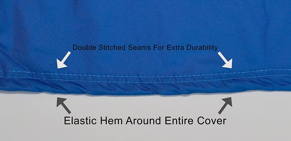 Weatherproof Jet Ski Covers for Yamaha EXR 2019 - Silver - High Sun Protection - All Weather - Trailerable - Protects from Rain, Sun, UV Rays, and More! Includes Trailer Straps and Storage Bag