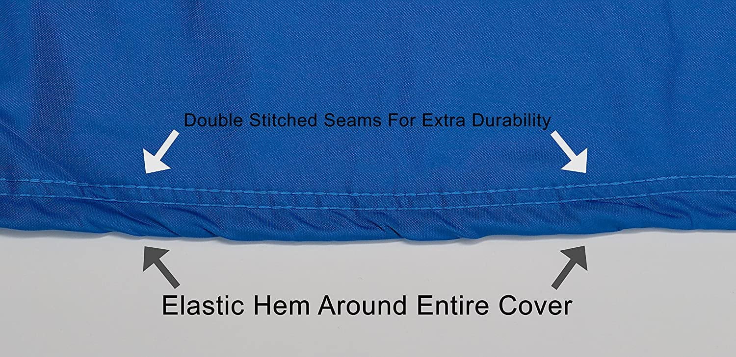 Weatherproof Jet Ski Covers for Yamaha EXR 2019 - Silver - High Sun Protection - All Weather - Trailerable - Protects from Rain, Sun, UV Rays, and More! Includes Trailer Straps and Storage Bag