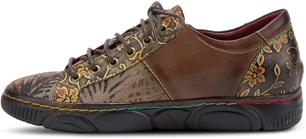 Spring Step LArtiste Gentlemen Danli Sneaker 5.5-6 Taupe Multi