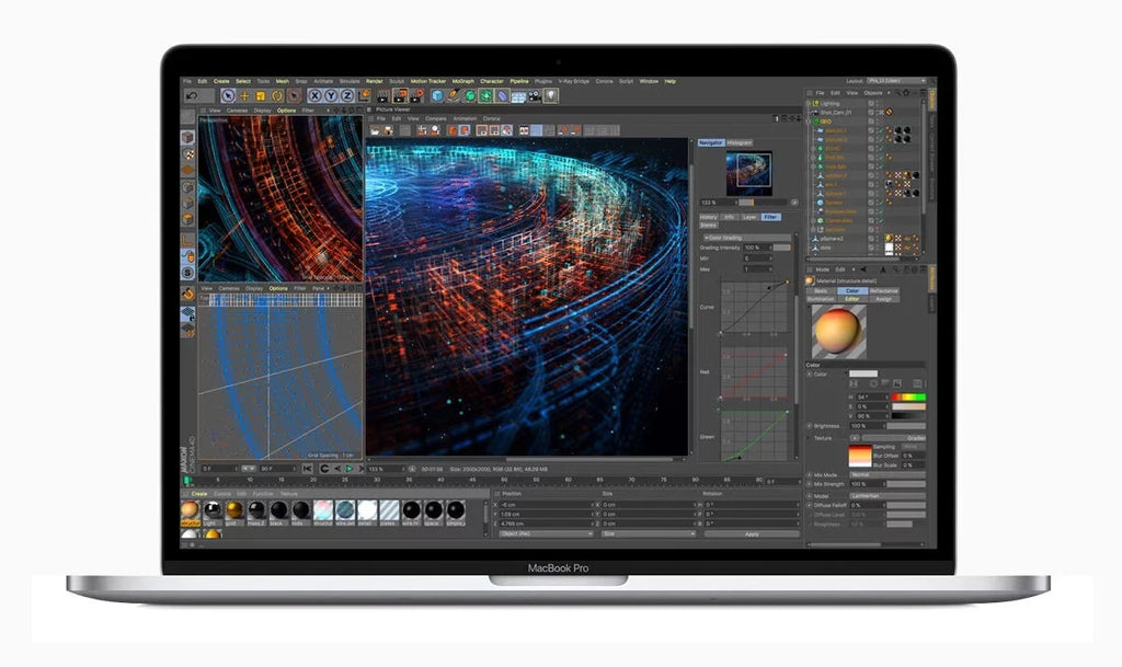 Excellent Grade Macbook Pro 13.3-inch (Retina, Silver, Touch Bar) 2.8Ghz Quad Core i7 (2019) MV992LL/A 512GB SSD 8GB Memory 2560x1600 Display Mac OS Big Sur Power Adapter Included