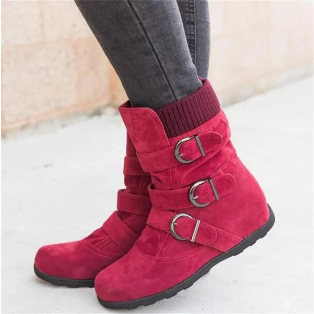 People Classic Boots Gentlemen Warm Snow Boots Flat Plush Casual Ladies Shoes Plus Size Autumn Winter Outdoor Booties