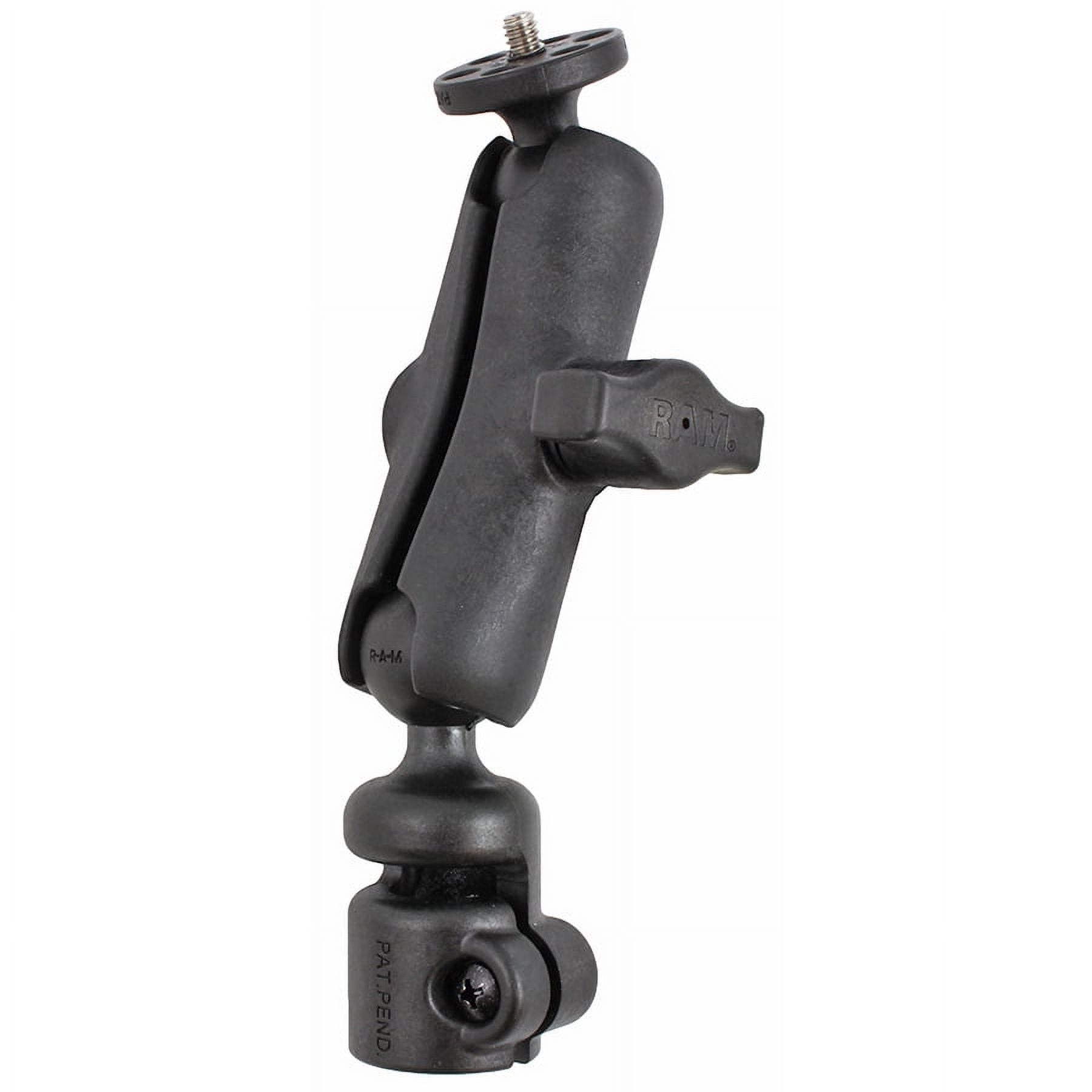RAM Tele-Mount - Mounting kit (telescopic pole, base with 1" ball, camera threaded adapter) - rubber, high-strength composite - pole mount
